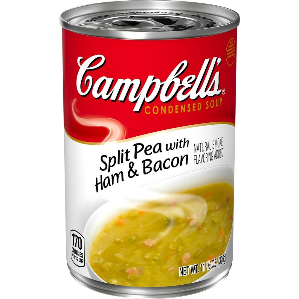 Campbell's Condensed Split Pea with Ham Soup, 11.5 oz. Can Walmart