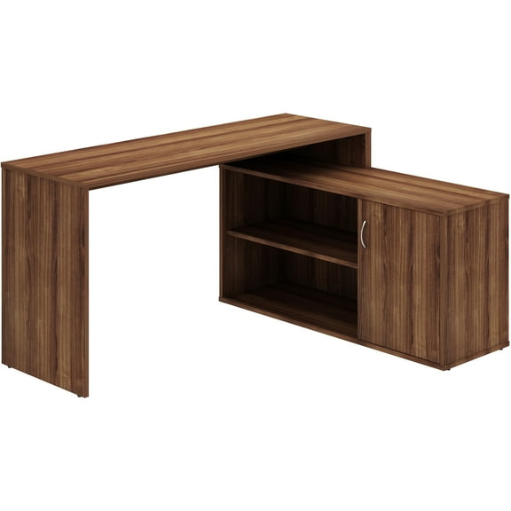 Lorell L-Shape Workstation with Cabinet (llr-18315)