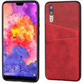 thumbnail image 1 of Compatible with Huawei P20 Lite 2019 Case,IBAOLE Slim PU Leather Back Case Cover with Credit Card Holder Durable Protective Cover Case for Huawei P20 Lite 2019 (Navy Blue) Red Huawei P20 Pro, 1 of 6
