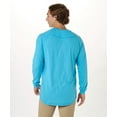 thumbnail image 2 of Boxercraft BM3101 Men's Henley Ls Tee-Pacific Blue-2XL, 2 of 4