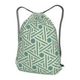 thumbnail image 3 of XMXT Unisex Drawstring Backpack for Women Men, Vintage Geometric Prints Waterproof Gym Bag String Bags for Shopping Sport Travel, s, 3 of 8