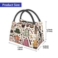 thumbnail image 2 of Fotbe Vintage Coffee Bolsa Térmica Portátil con Estampado, Bolsa de Entrega de Alimentos Aislada, Bolsa Reutilizable de Gran Capacidad para Comidas y Supermercado, 2 of 6