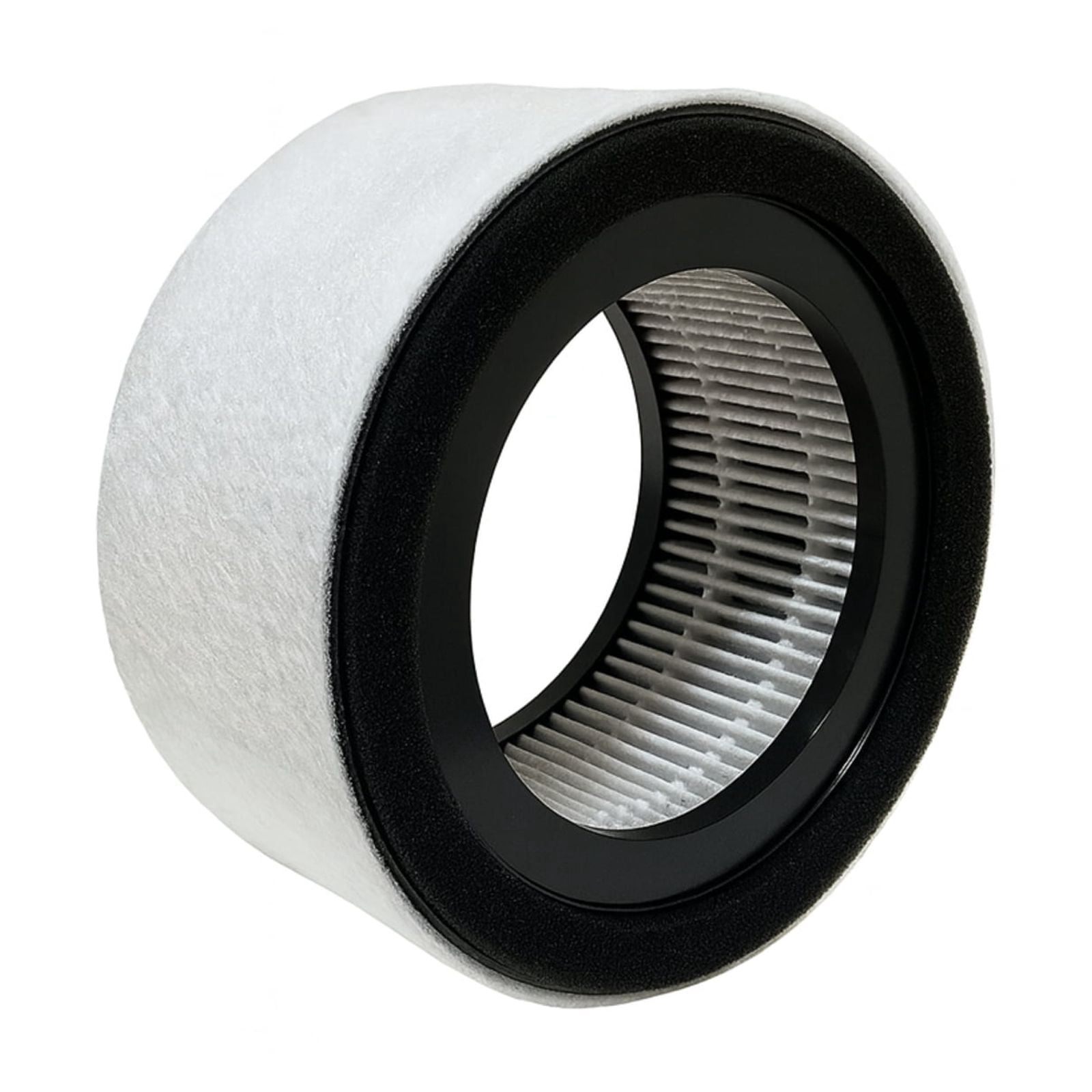 Nispira 3-in-1 True HEPA Carbon Filter Replacement Compatible with Crane Air Purifier EE-5067, 4 Pack