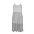 thumbnail image 5 of Ovzne Robes d'Été pour Femmes 2025 Robe d'Été Mode Rayée à Pois Col Rond Ajustable Robe à Bretelles Imprimée Liquidation, 5 of 5