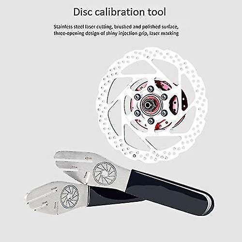 Herramienta de ajuste de alineación del Rotor de la llave de corrección del freno de disco de bicicleta-2023