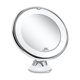 thumbnail image 1 of Espejo de maquillaje de aumento 10x con luz JM, 1 of 5