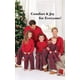 thumbnail image 2 of Conjunto de pijama navideño familiar a juego con cuadros escoceses de franela roja, 2 of 6