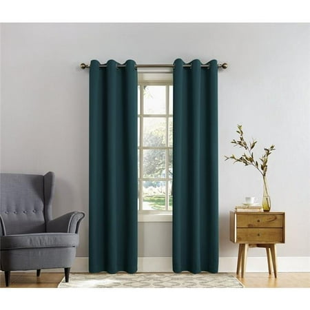 Sun Zero 6006033 80 x 84 in. Norwich Green Blackout Curtains - Pack of