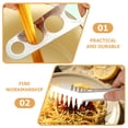 thumbnail image 4 of Stainless Steel Spaghetti Fish Noodle Measurer Server Tool Portable Slotted Pasta Spoon Utensil, 4 of 6
