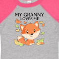 thumbnail image 4 of Inktastic My Granny Loves Me- Little Fox Boys or Girls Baby Bodysuit, 4 of 5