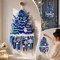 thumbnail image 2 of Christmas Crochet Kit for DIY Door Hanging Decor, Winter Tree with Owl and Snowflakes Yarn Craft Set, Holiday Decoration Wall Art 9.84x13.78 Inch, 2 of 2