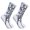 B, variant on sunsanly 1 Pair Halloween Socks Spider Wet Skull Skeleton Print Color Matching High Elasticity Anti-slip Unisex Sport Sweat-Absorbent Basketball Football Long Stockings