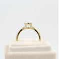 thumbnail image 5 of solitaire jewels 2CT Bezel Set Pear Moissanite Engagement Ring For Women, 14K Yellow Gold, 5 of 6