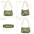 thumbnail image 7 of FORMRS Womens Shoulder Bag with Chain Strap Clutch Purse Cute Tote Handbag, Orange Floral Garden, 7 of 7