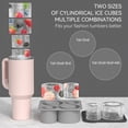 thumbnail image 3 of Cateissary Accesorios ajustados de las bandejas del cubo para la taza fácil de los moldes del cubo de hielo del silicón del hielo del verano del Barra de herramientas verde, 3 of 6