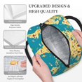 thumbnail image 3 of Disketp World Map With Landmarks Bolsa Térmica para Almuerzo, Lonchera con Abertura Amplia y Gran Capacidad, Organizador Reutilizable para Mujeres, Hombres y Adultos, 3 of 6