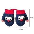 thumbnail image 2 of Mitaines pour Tout-Petits avec Ficelle, Gants d'Hiver Chauds Extensibles à Doigts Complets, 2 of 5