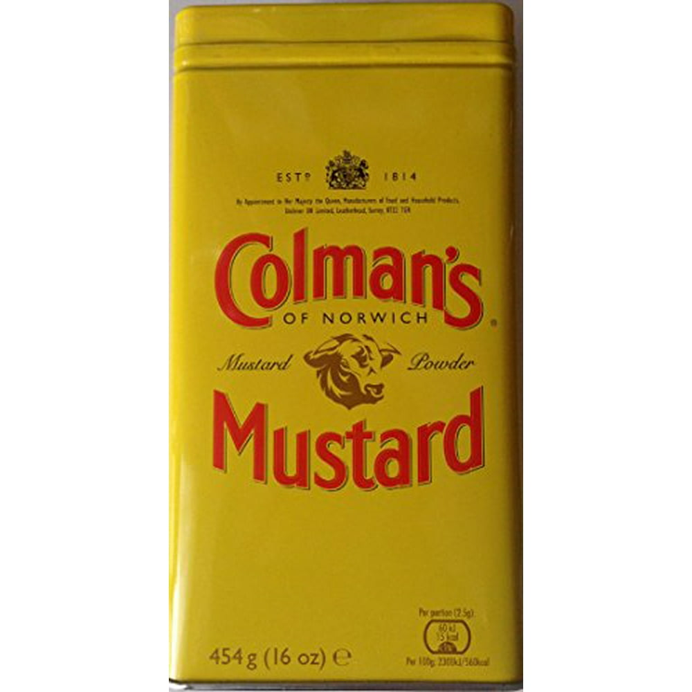 Colmans Mustard Double Superfine Mustard Powder 16 Oz