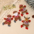 thumbnail image 1 of Fiudx Colgante de Muñeco de Baile Navideño, Adorno Ligero para Árbol de Navidad, Adorno Único para Decoración Navideña, Perfecto para Reuniones Familiares, Religiosas y Festivas, 26 G, Juego de 1 Pie, 1 of 3