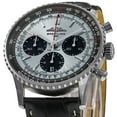 thumbnail image 2 of Breitling Navitimer B01 Chronograph 41 Ice Blue Dial Black Alligator Strap Men's Watch AB0139241C2P1, 2 of 2