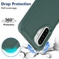 thumbnail image 2 of for Samsung Galaxy A26 5G Back Case, Luxury Ultra Slim PC + TPU Double-Layer Anti-Fall Shockproof Drop Protective Lightweight 2 In 1 Phone Case Cover for Samsung Galaxy A26 5G, Darkgreen, 2 of 5