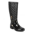 thumbnail image 1 of Bumper DD58 Women Quilted Knee High Mix Media Almond Toe Rain Boot, 1 of 5