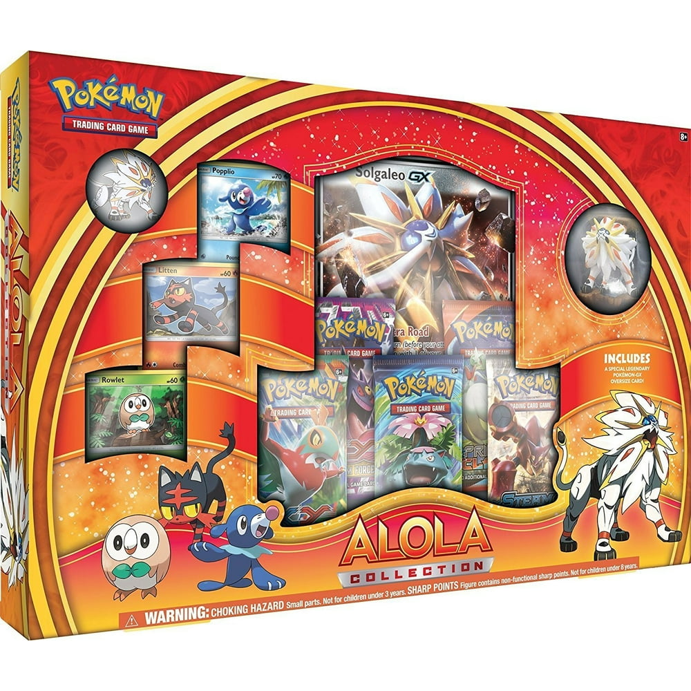 Pokemon TCG Alola Solgaleo Collection Box Walmart Walmart