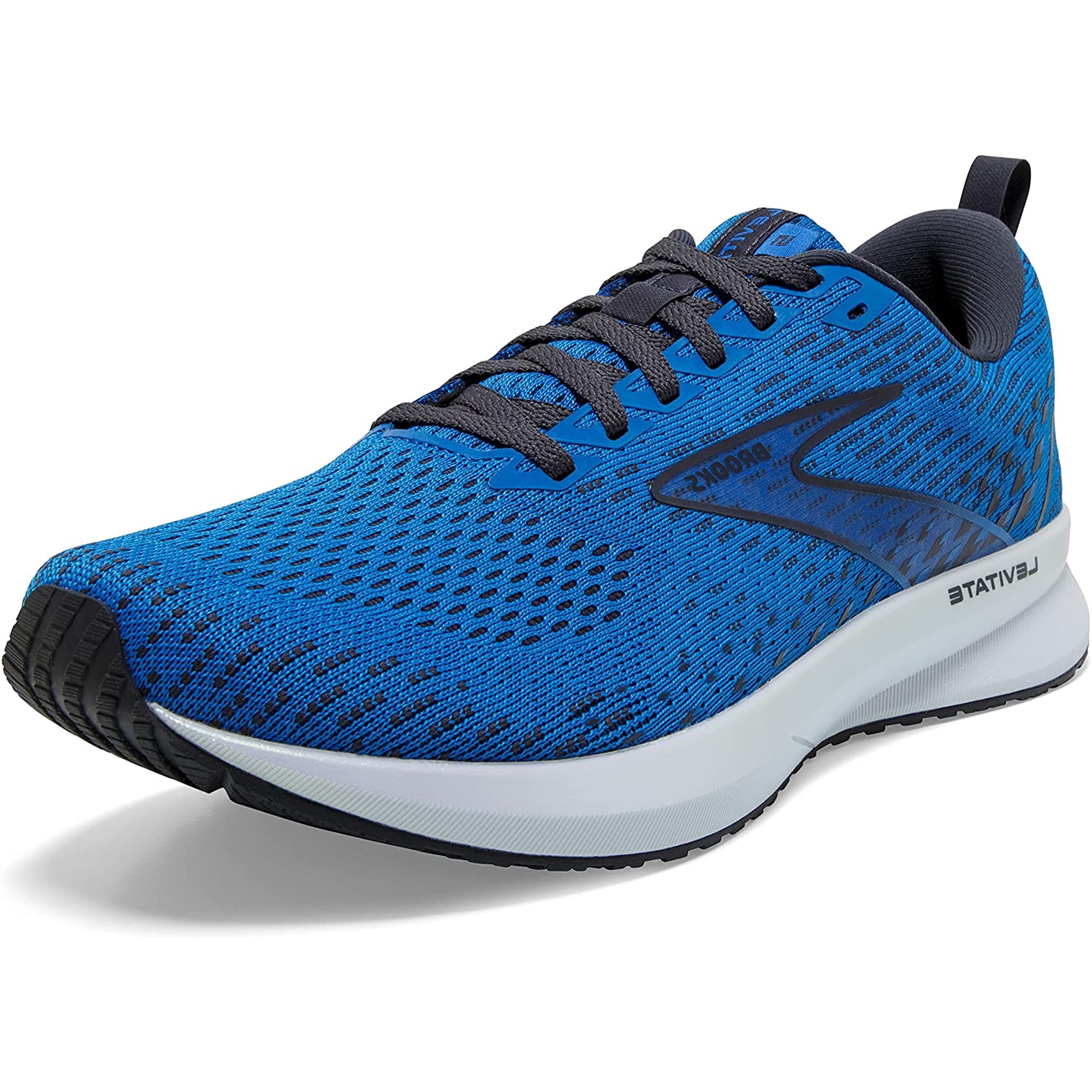 Brooks Levitate 5 Mens Neutral Running Shoe 8 Blue/India Ink/White