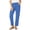 Blue, variant on Linen Pants Women with Side Pockets Casual Elastic High Waisted Pleated Pant Solid Color Wide Leg Beach Vacation Trousers Dark Gray XXL