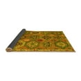 thumbnail image 2 of Ahgly Company Indoor Square Southwestern Yellow Country Area Rugs, 6' Square, 2 of 4