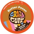 thumbnail image 2 of Crazy Cups Butter Pecan Coffee Pods, Medium Roast, 22 Count For Keurig K Cup Machines, 2 of 7