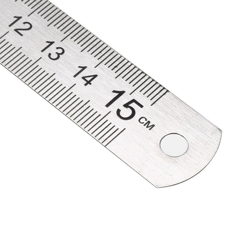 1 pcs Stainless Steel Measuring Straight Ruler Tool Hot Sale Portable  Double Side 15cm 6 inch Rulers Wholesale