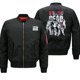 thumbnail image 4 of Chaqueta de bombardero con cremallera gruesa para hombre, ropa de otoño, estilo militar, táctica, de la Fuerza Aérea, estilo hip hop, 4 of 5