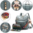 thumbnail image 4 of Set de 2 mochilas Soperwillton de piel sintética para mujer, 4 of 6
