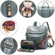 thumbnail image 4 of Set de 2 mochilas Soperwillton de piel sintética para mujer, 4 of 6