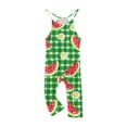thumbnail image 6 of Mikilon Kids Sleeveless Jumpsuits Pants Size 5-13 Solid Color Graphic Baggy Pants Comfortable Wide Leg Trousers‌ Fall and Winter Loose Playful Casual Pants, 6 of 6