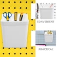 thumbnail image 3 of Pegboard Storage Cups Abs White 4Pcs 4.32X3.54X3.18In, 3 of 8