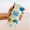 thumbnail image 6 of Best Dad Ever Gifts - Dad Jokes Fathers Day Gift From Daughter Son - Stainless Steel Tumbler with Lid and Straws 20oz, 6 of 6