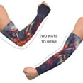 thumbnail image 4 of ALAZA Nebula Wolf Head UV Sun Protection Arm Sleeves UPF 50+ Compression Cooling Sleeve 1 Pair, 4 of 7