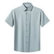 thumbnail image 2 of pstuiky camisetas para hombre, Suéter casual de manga corta con cuello vuelto, cómodo y liso para hombre camisas casuales para hombre l, 2 of 7