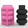 thumbnail image 3 of Milue Donuts Vase Silicone Mold Simple Style Makeup Pen Holder Resin Mold DIY Craft, 3 of 8