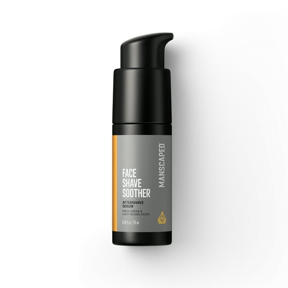 MANSCAPED® Face Shave Soother, Men's Aftershave Serum Infused with Red Algae & Vitamin B3 for Cooling, Soothing & Hydration, 28ml