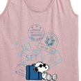 thumbnail image 3 of Peanuts - Summer Edition - Passport Stamps - Women's Racerback Tank Top, 3 of 5