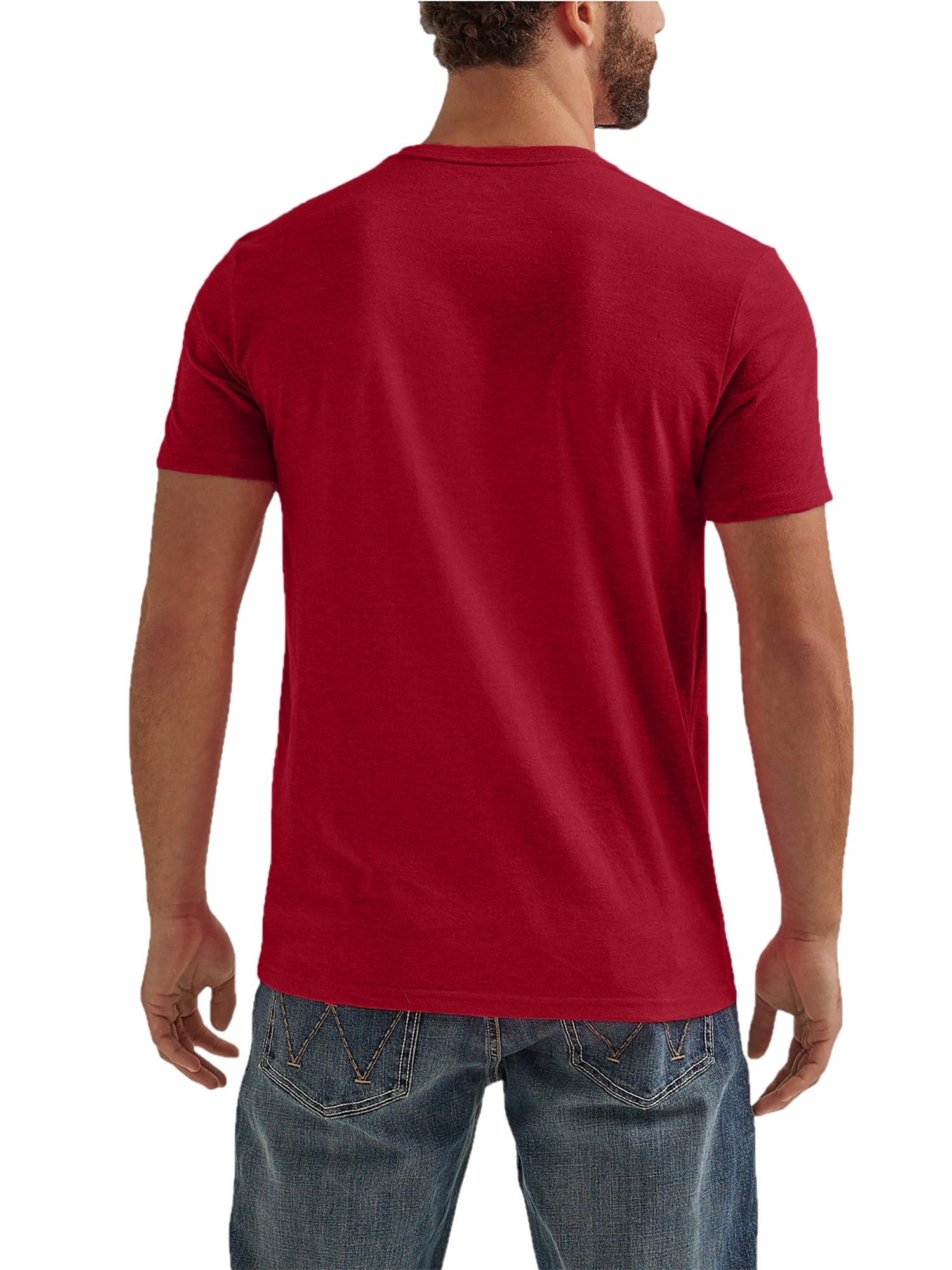 Wrangler Men's Big and Tall Graphic T-Shirt, Big Size up to 6XL and Tall Size up to 5XT