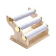 thumbnail image 1 of Exhibidor de joyas con soporte para tres pulseras y soporte independiente para relojes y collares Blanco, 1 of 9