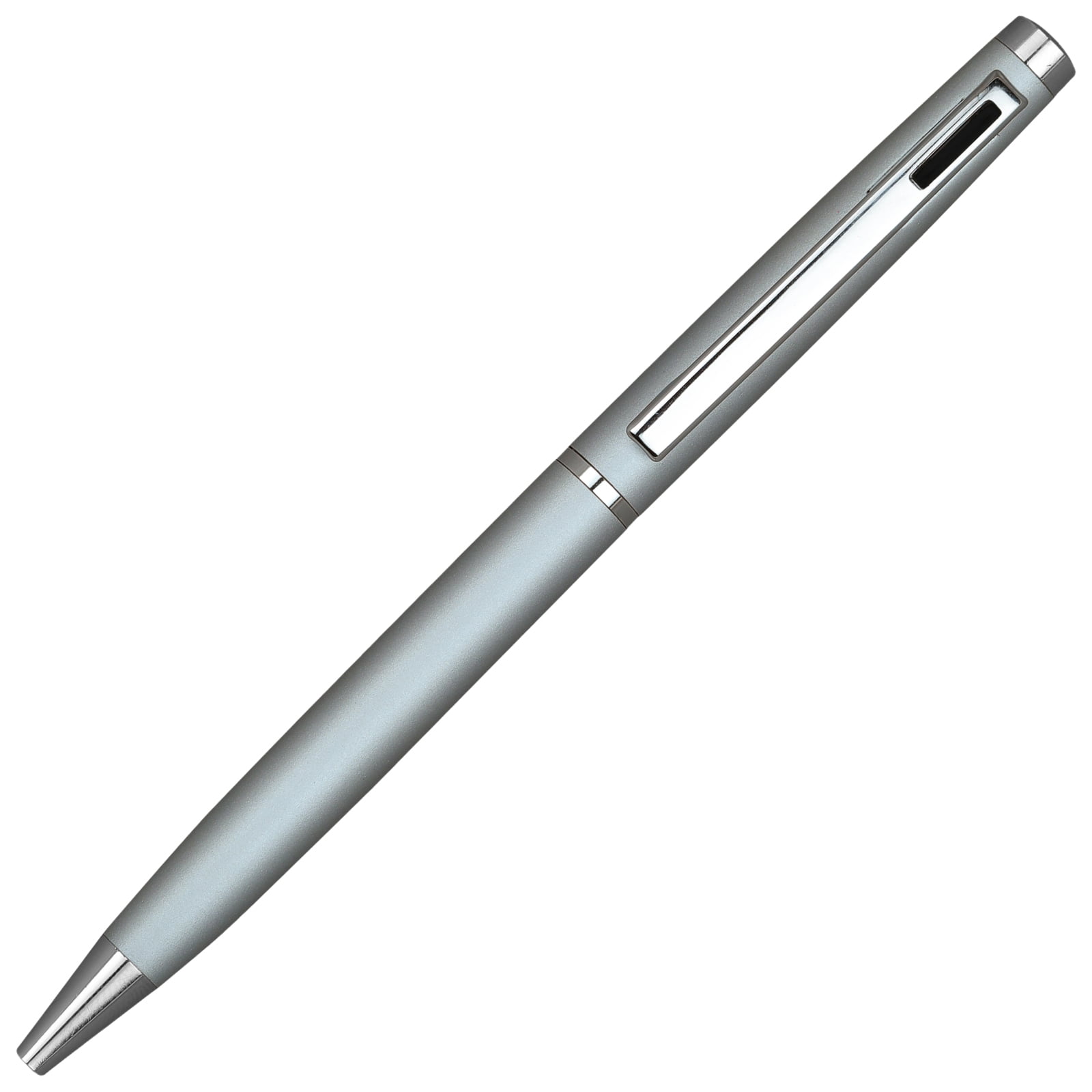4G Ball Pen - Silver with Black Accents with Single Gift Box Maple