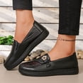 thumbnail image 6 of Office Womens Orthopedic Shoes, Office Women Shoes Slip On, Loafers for Women Business Casual Shoes Comfortable Lightweight Penny Loafers Slip On Work Shoes Comfort Walking Flats, Black 5.5, 6 of 8