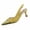 Exquisite Shoes - Green, variant on Pumps for Women Closed Toe Pointed Toe Kitten Heel Shoes Classic Cap Toe Detail Adjustable Slingback Strap Formal Office Wedding Wear