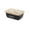 Black, variant on KMMYS Ceramic Butter Dish with Built-in Knife, 500ml Capacity, Glossy Finish, Non-Slip Base, Microwave and Fridge Safe Butter Keeper for Kitchen