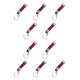 thumbnail image 3 of Greeniant Mini linterna LED para acampar al aire libre, senderismo, caminar, linterna de mano de bolsillo portátil con llavero, regalos de fiesta de año Rojo 10piezas Greeniant CBP145099, 3 of 6